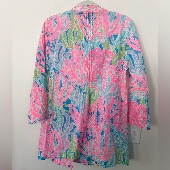 Lilly Pulitzer Lets Cha Cha Captiva Women’s Tunic L - Picture 7 of 9